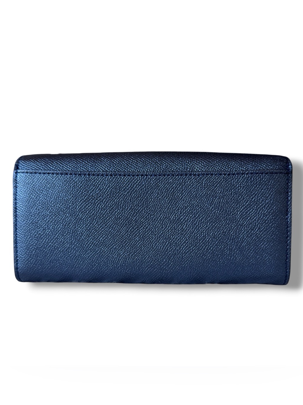 Coach Ace Bear Slim Envelope Wallet Metallic Navy NWOT Rare Novelty - Picture 5 of 16